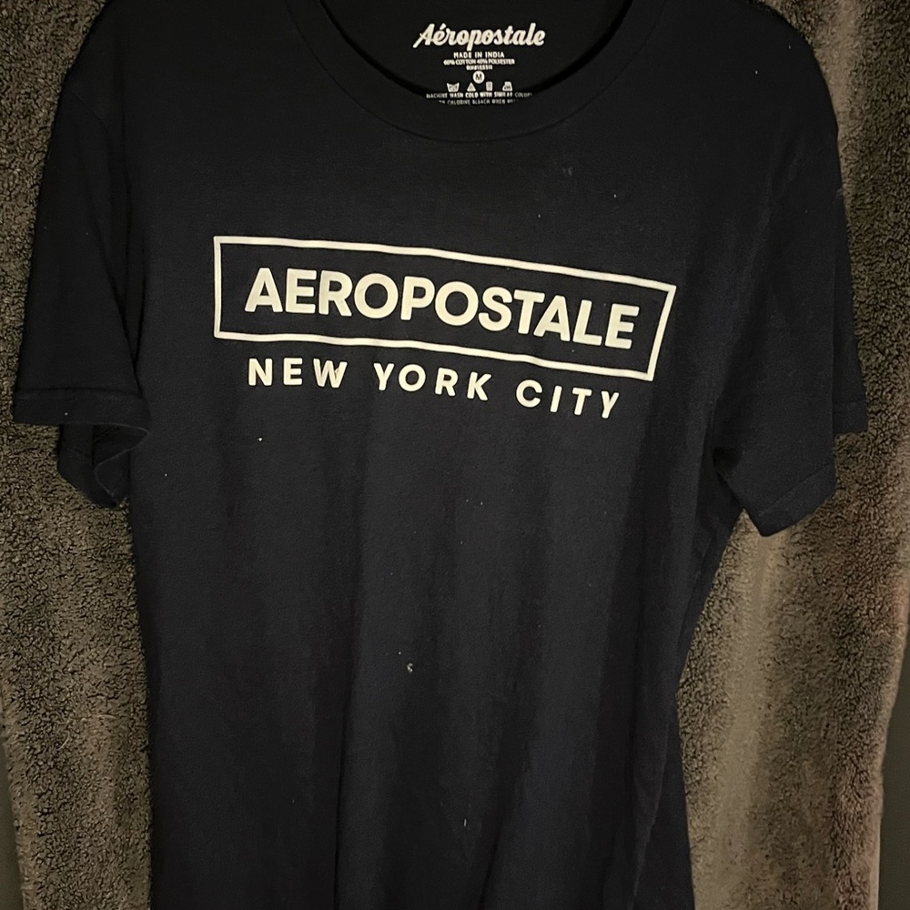 Aeropostale Black Tee with New York City Print